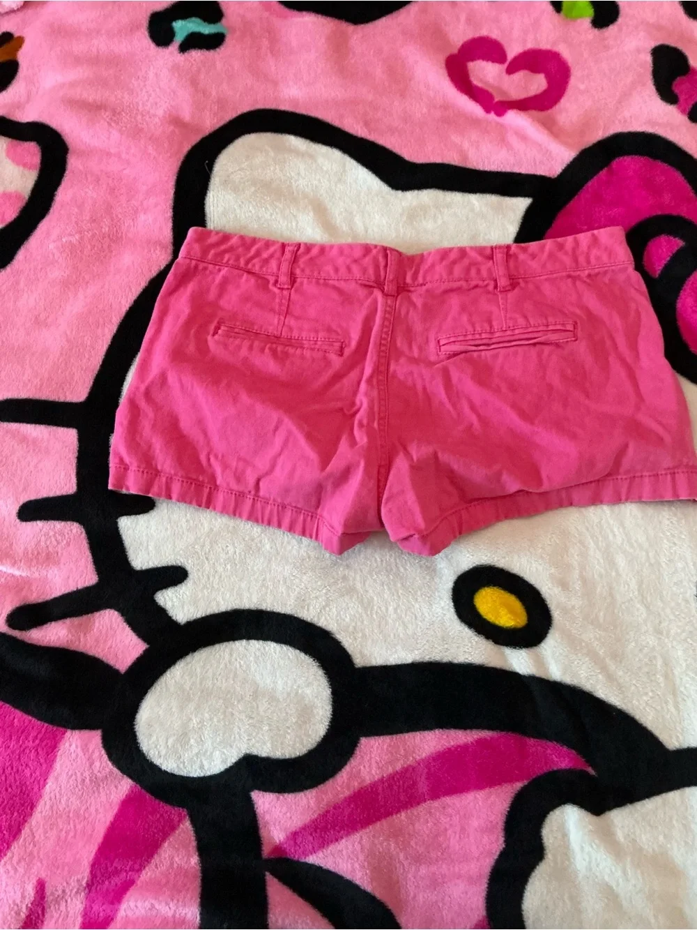 Express Hot Pink Denim Short Shorts